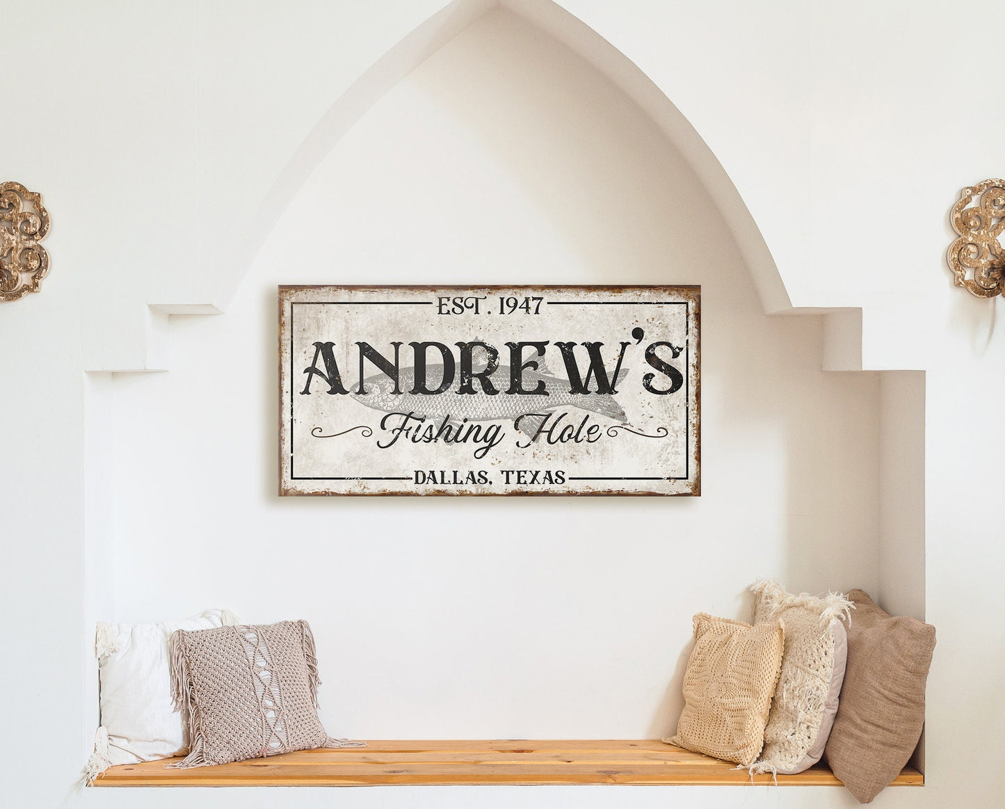 CUSTOM FAMILY NAME AND HOUSE SIGN