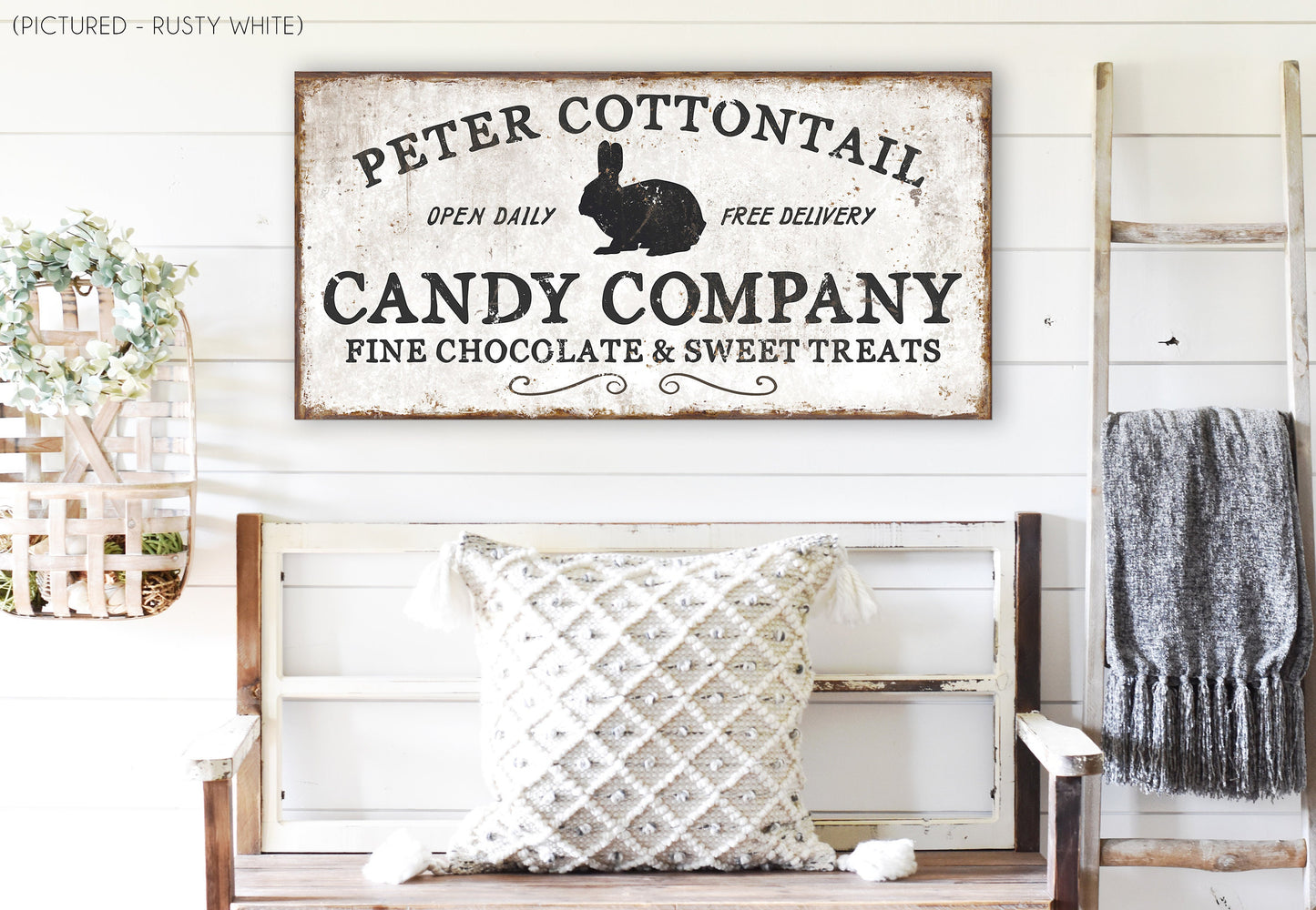 PETER COTTONTAIL CANDY COMPANY SIGN
