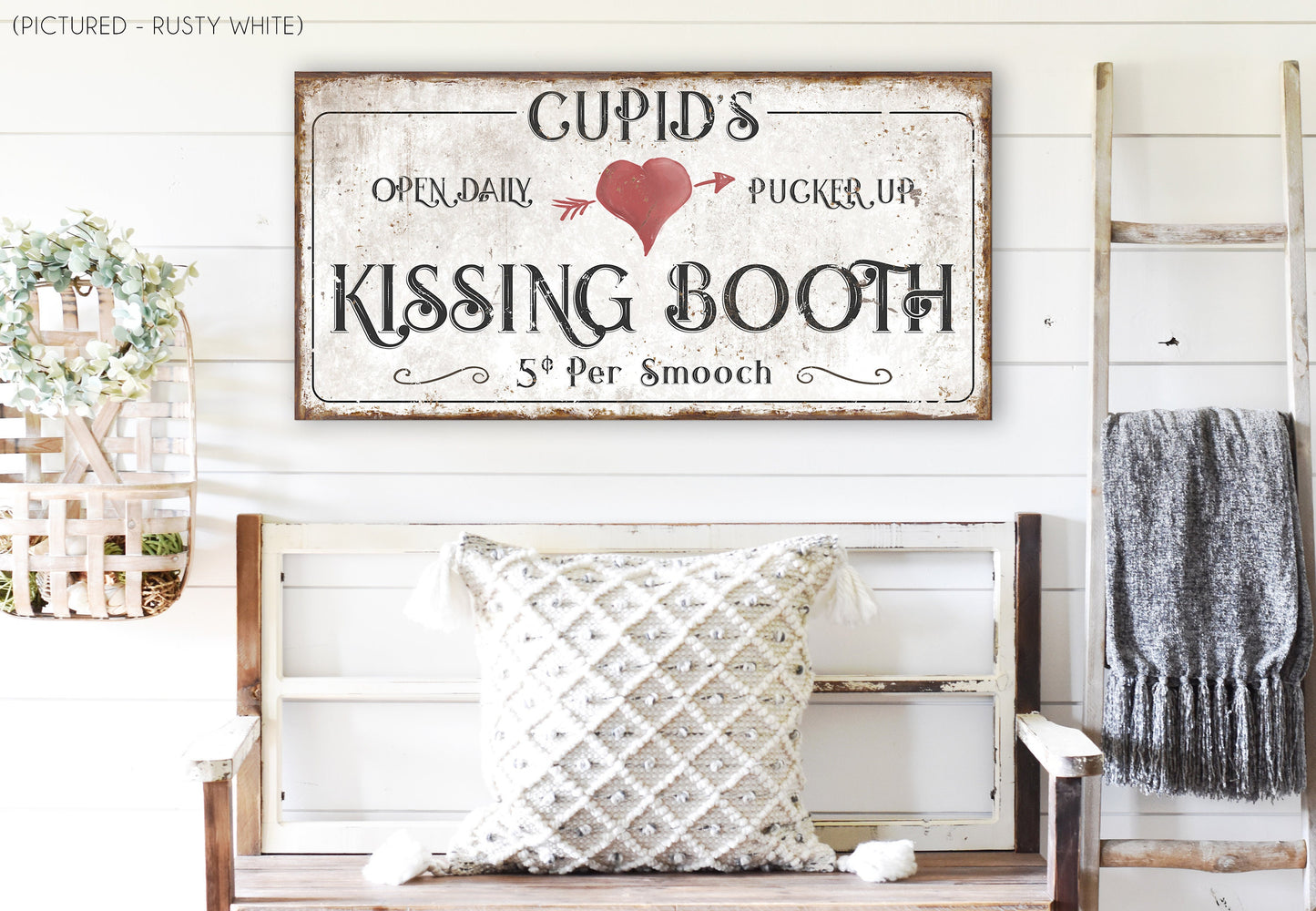 CUPID'S KISSING BOOTH SIGN