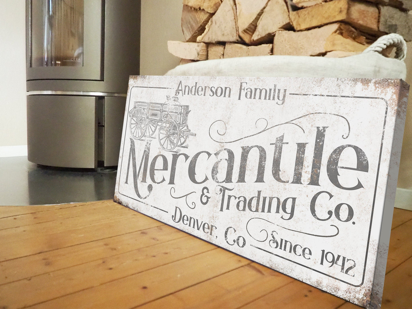 CUSTOM MERCANTILE SIGN