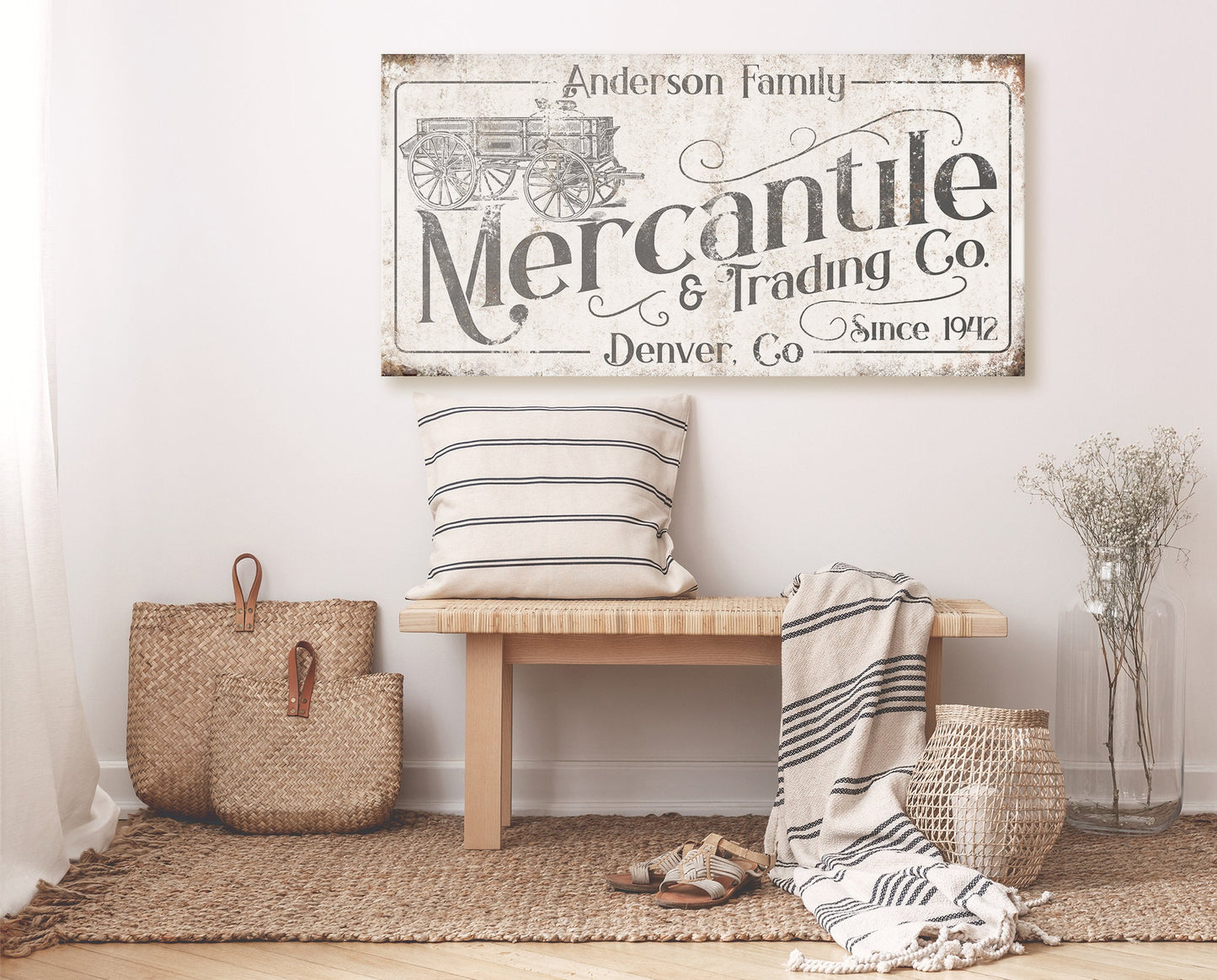 CUSTOM MERCANTILE SIGN