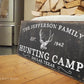 CUSTOM HUNTING CAMP SIGN