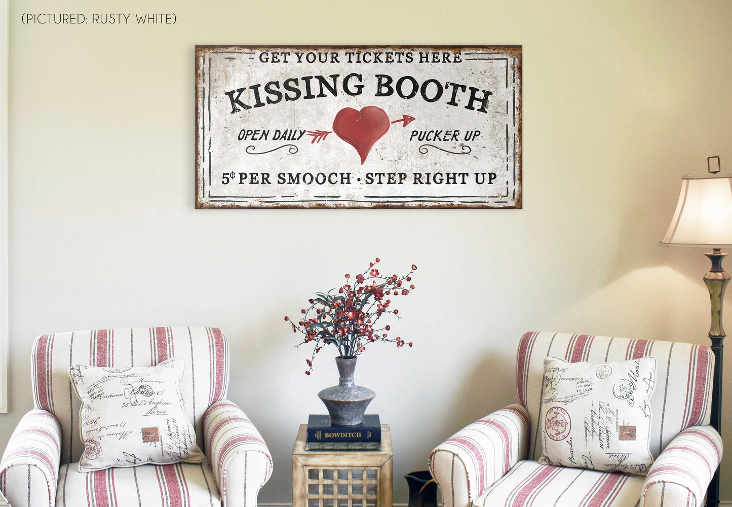 KISSING BOOTH SIGN