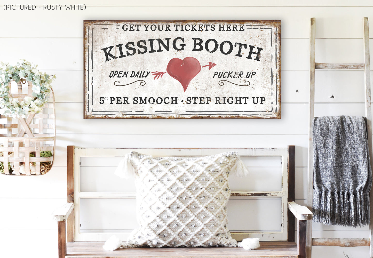 KISSING BOOTH SIGN