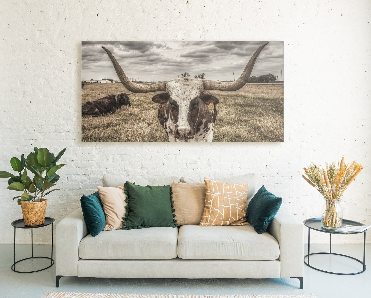 LONGHORN WALL ART