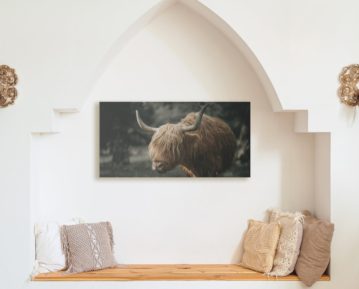 HIGHLAND CATTLE WALL ART