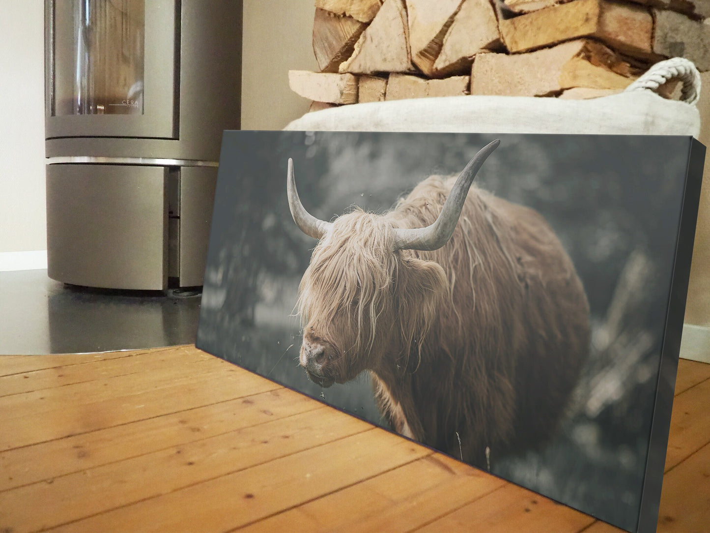 HIGHLAND CATTLE WALL ART