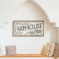 CUSTOM FAMILY NAME FARMHOUSE SIGN