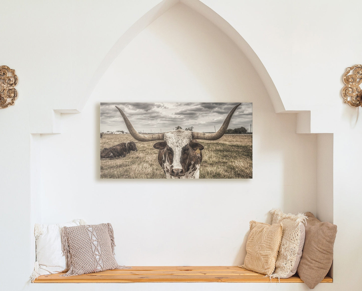 LONGHORN WALL ART