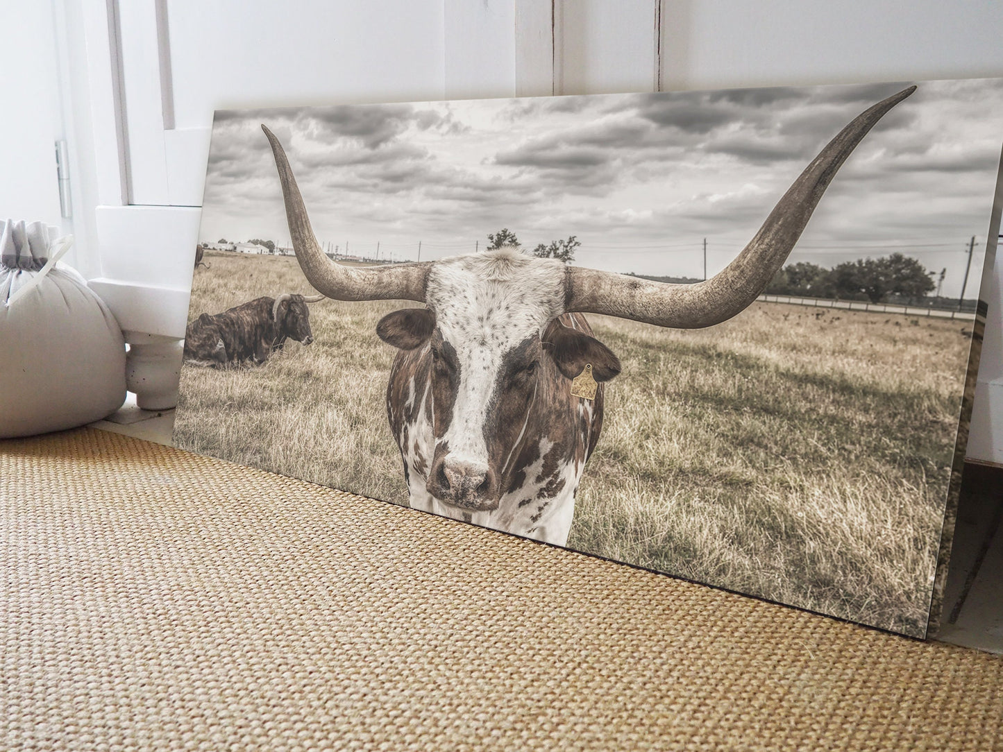 LONGHORN WALL ART