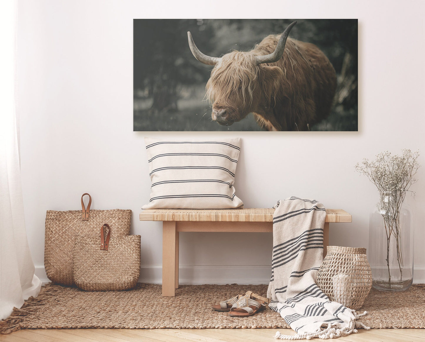 HIGHLAND CATTLE WALL ART