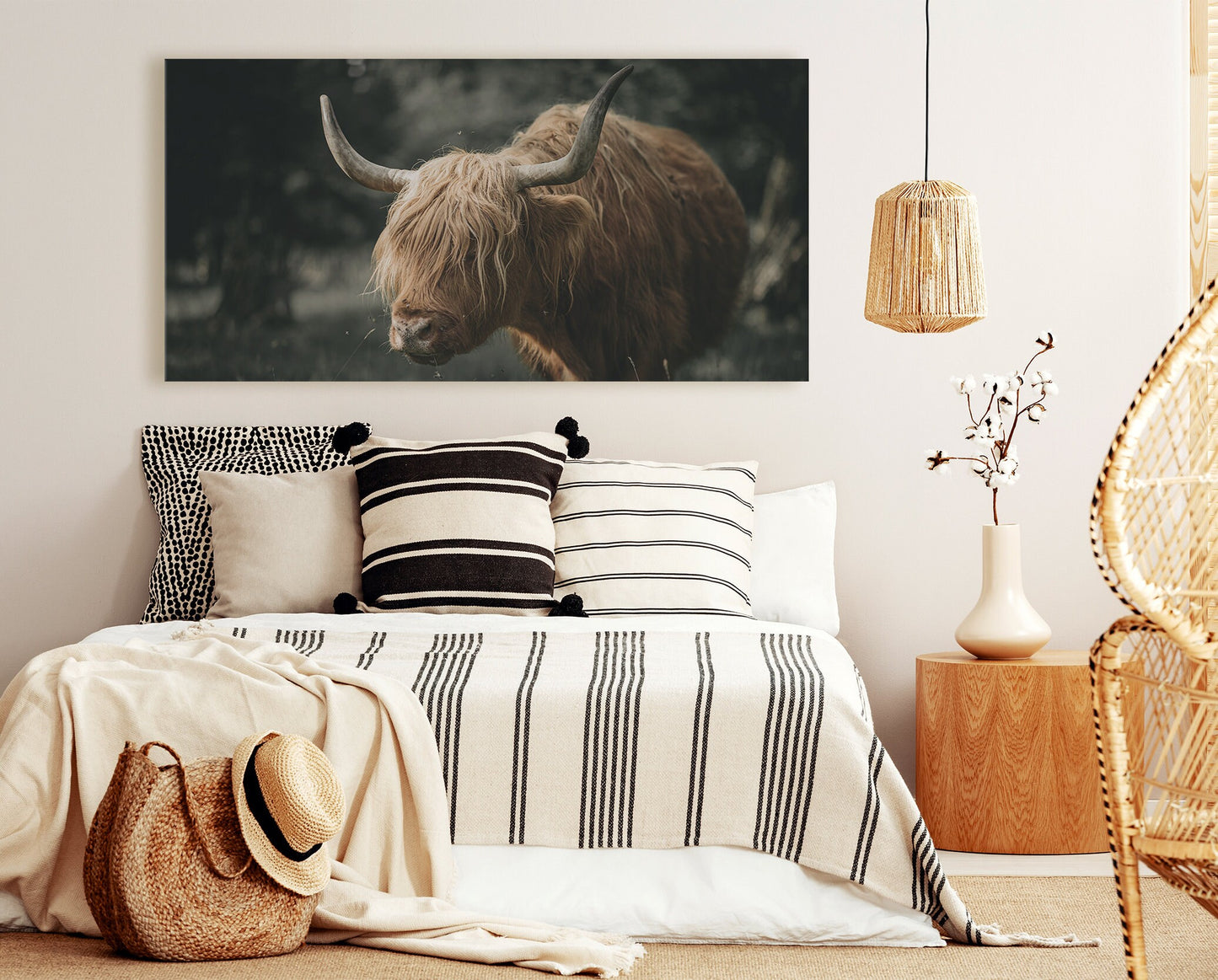 HIGHLAND CATTLE WALL ART