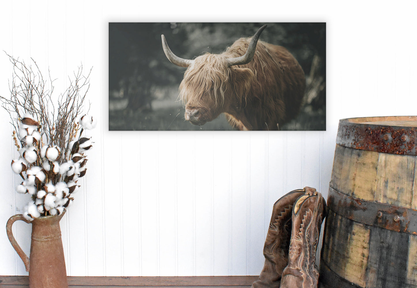 HIGHLAND CATTLE WALL ART