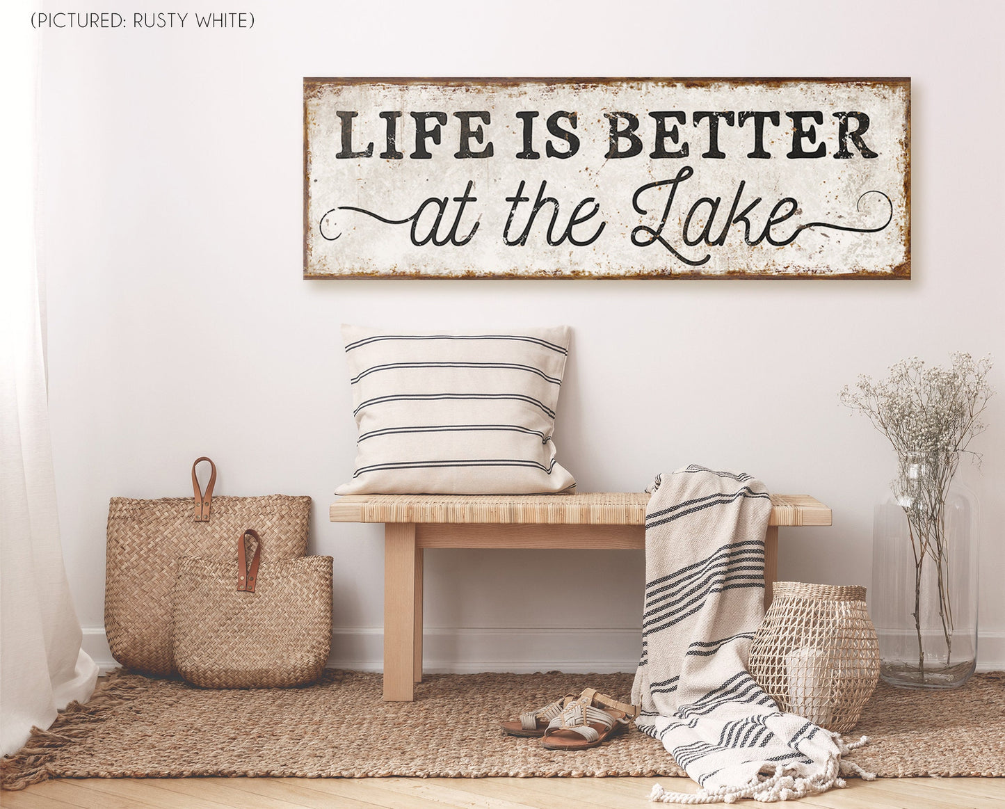 LIFE IS BETTER AT THE LAKE SIGN
