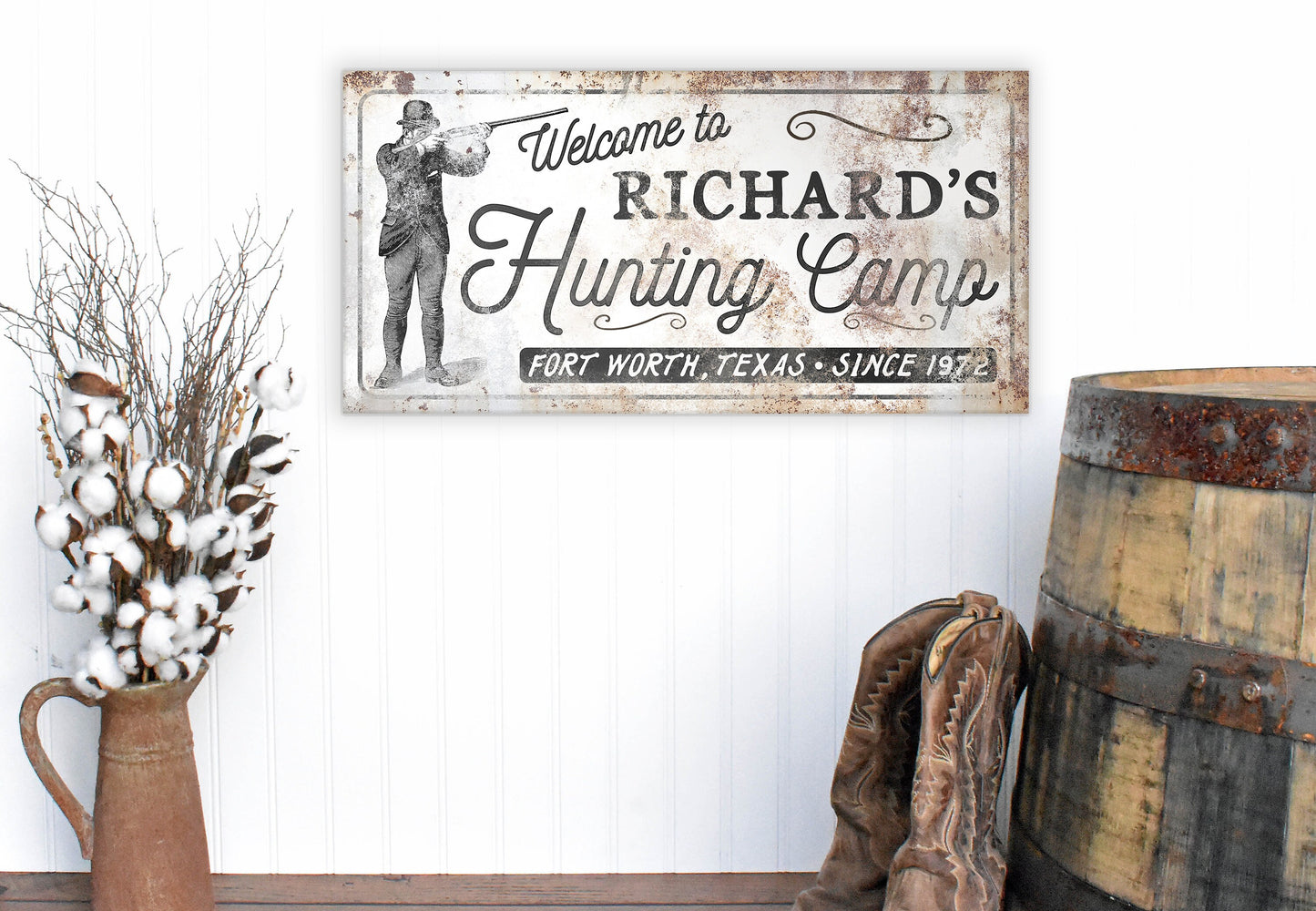 CUSTOM HUNTING CAMP SIGN