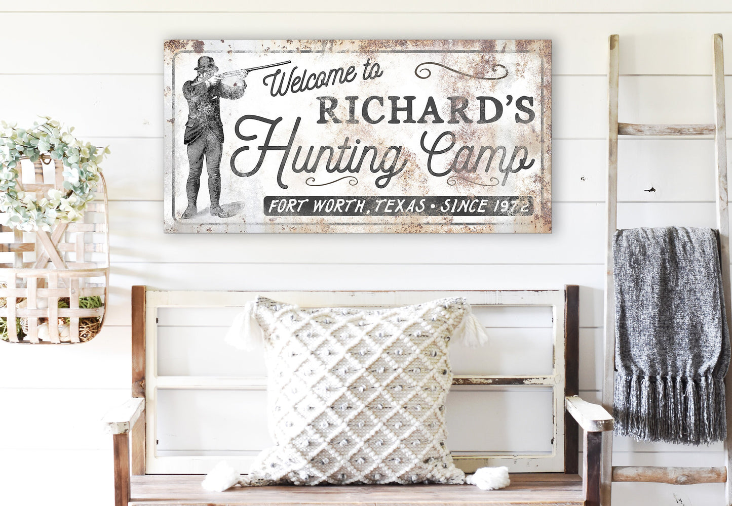 CUSTOM HUNTING CAMP SIGN