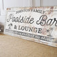 CUSTOM POOLSIDE BAR AND LOUNGE SIGN