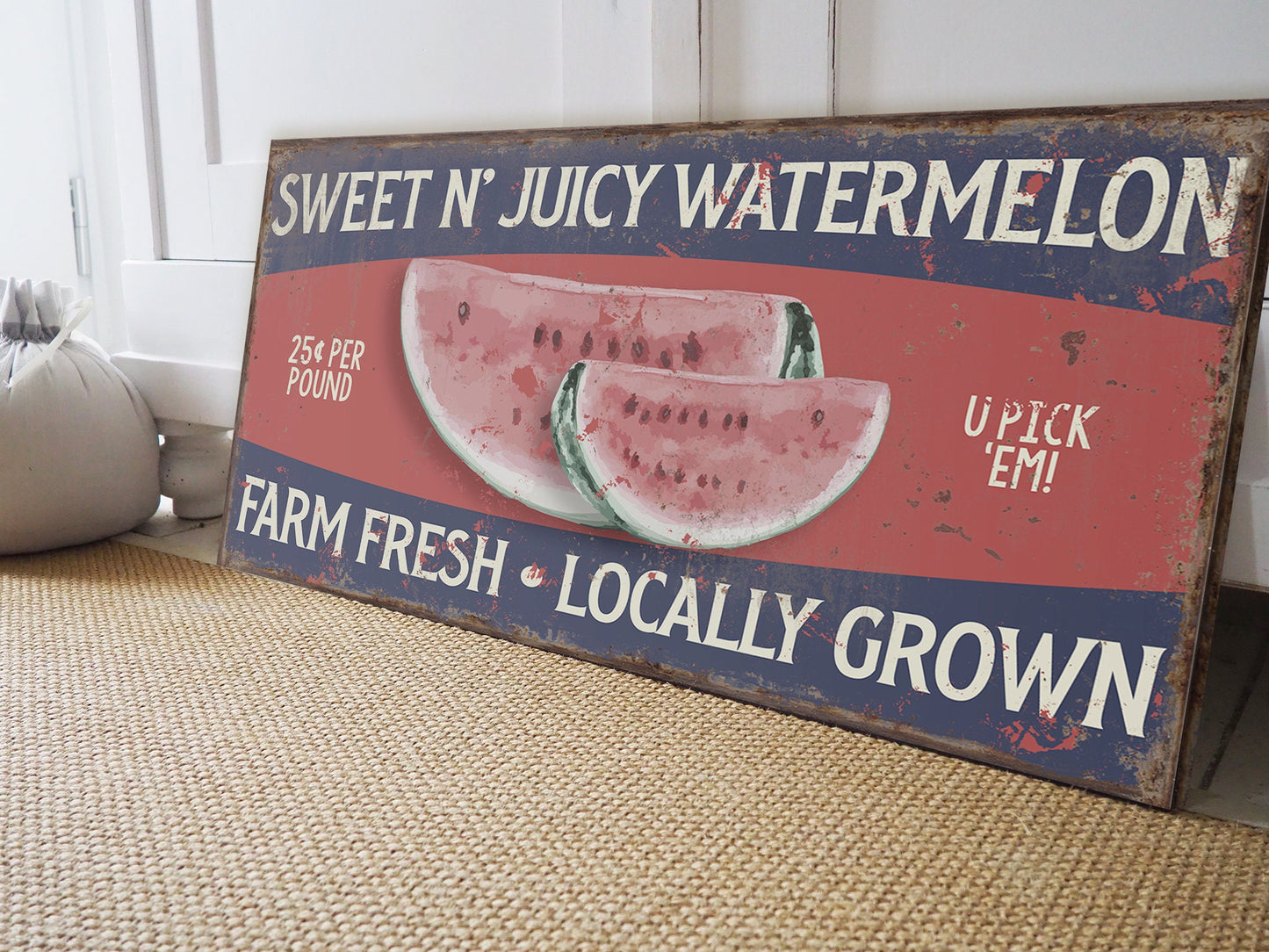 SWEET N JUICY WATERMELON SIGN