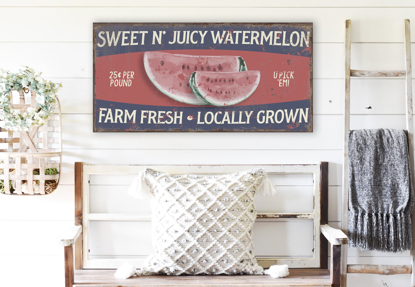 SWEET N JUICY WATERMELON SIGN