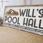 CUSTOM POOL HALL SIGN