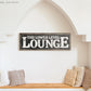 LOWER LEVEL LOUNGE SIGN