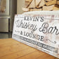 CUSTOM WHISKEY BAR AND LOUNGE SIGN