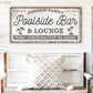 CUSTOM POOLSIDE BAR AND LOUNGE SIGN