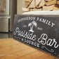 CUSTOM POOLSIDE BAR AND LOUNGE SIGN