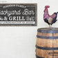 CUSTOM BACKYARD BAR & GRILL SIGN