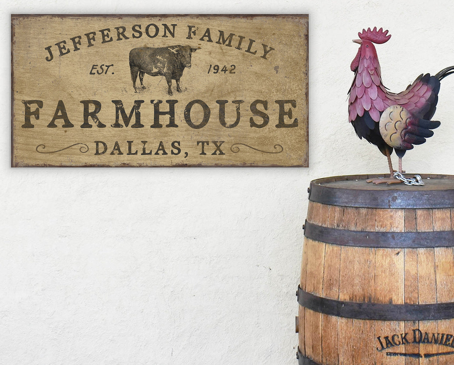 CUSTOM FARMHOUSE FAMILY SIGN