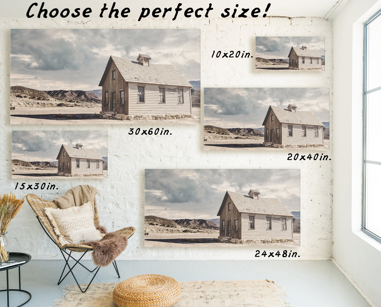 DESERT SHACK WALL ART