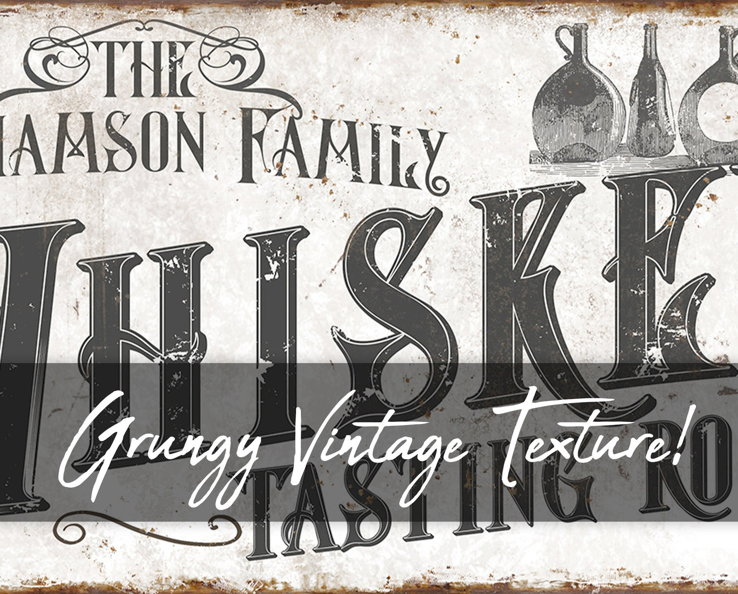 CUSTOM WHISKEY TASTING ROOM SIGN