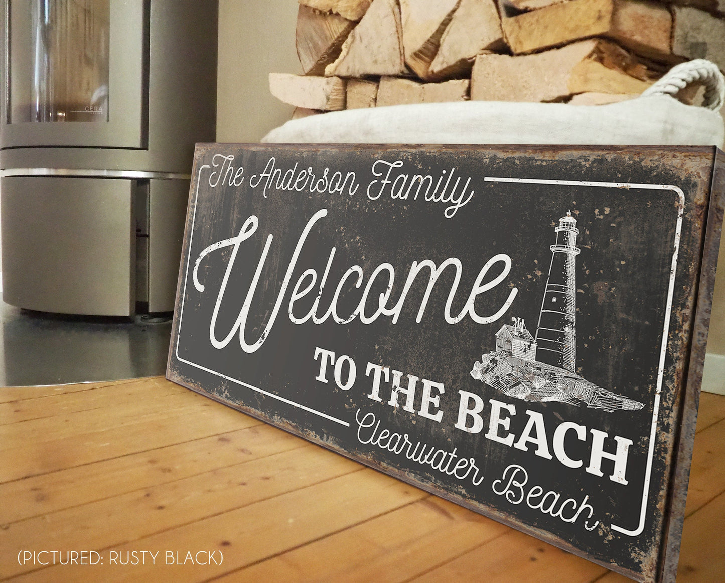 CUSTOM WELCOME TO THE BEACH SIGN