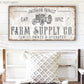 CUSTOM FARM SUPPLY CO. SIGN