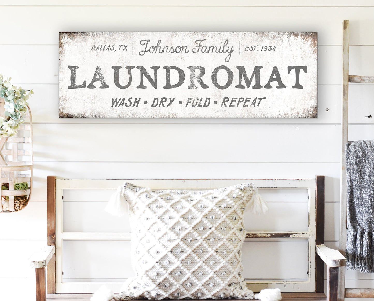 CUSTOM LAUNDROMAT SIGN