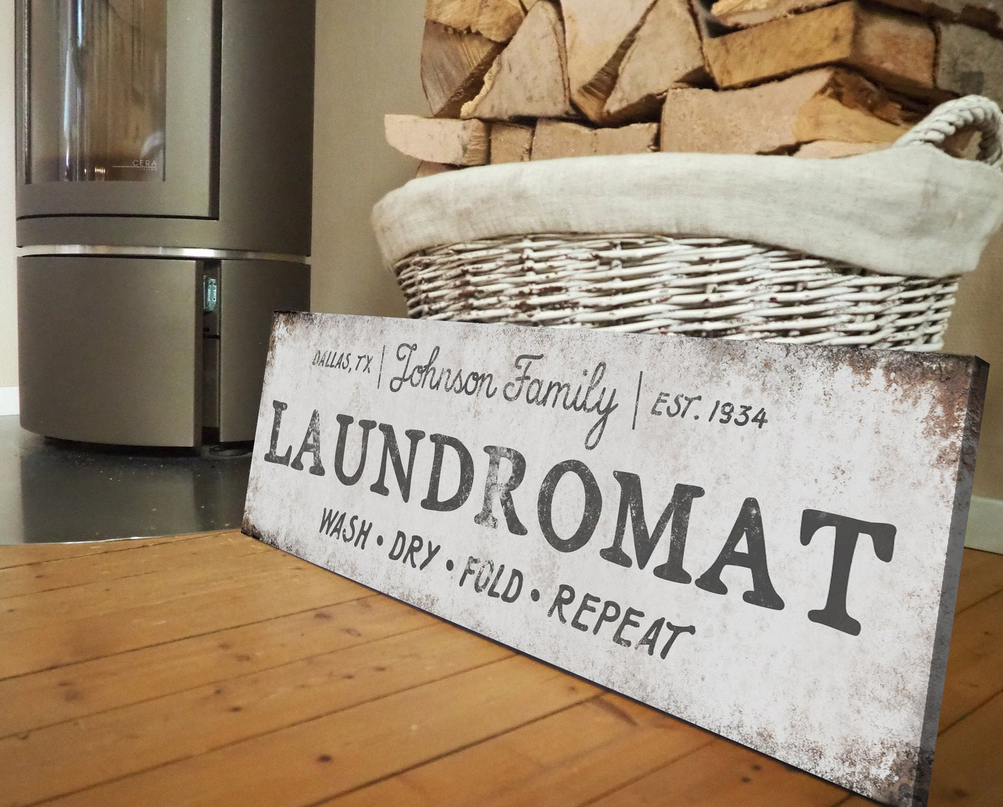 CUSTOM LAUNDROMAT SIGN