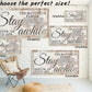 CUSTOM STAY AWHILE SIGN