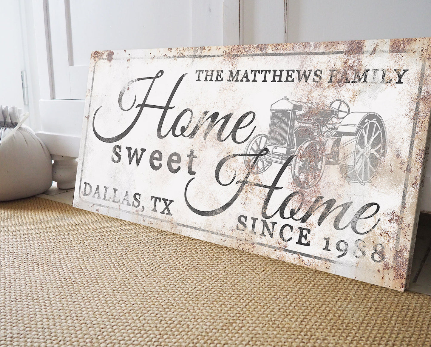 CUSTOM HOME SWEET HOME SIGN