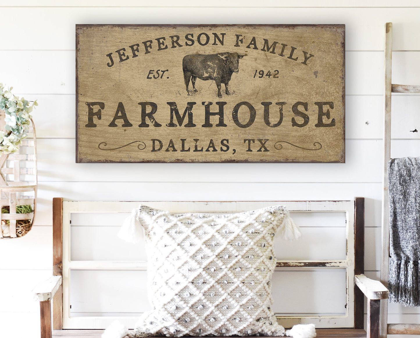 CUSTOM FARMHOUSE FAMILY SIGN