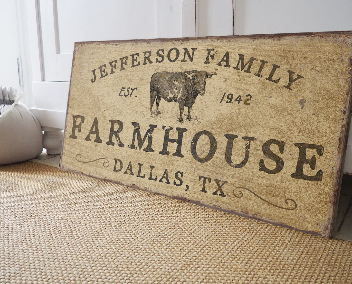 CUSTOM FARMHOUSE FAMILY SIGN