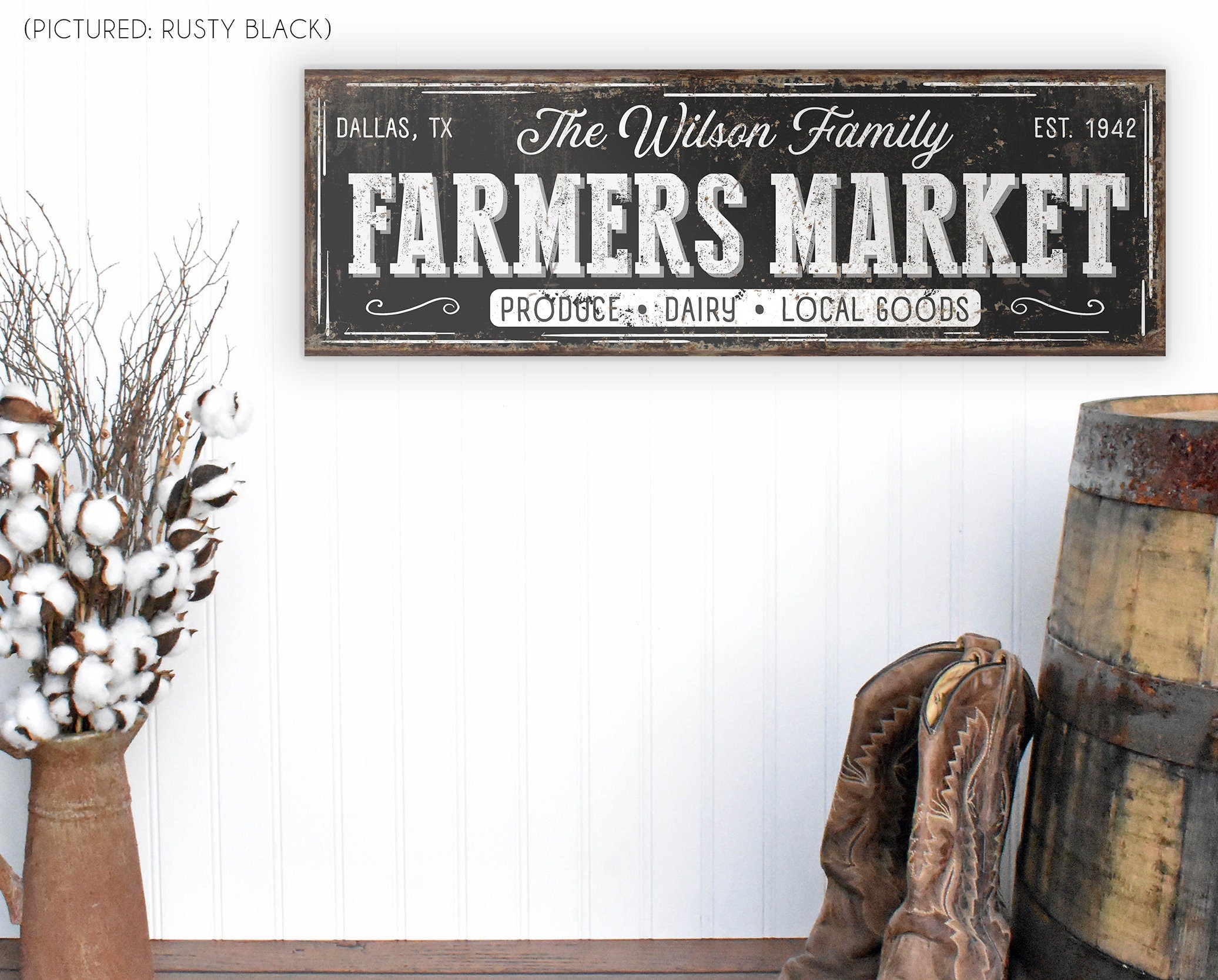 Farmer's Market good Sign, Rustic Farmers Market Sign, Wood Farmers Market Sign