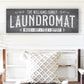 CUSTOM LAUNDROMAT SIGN