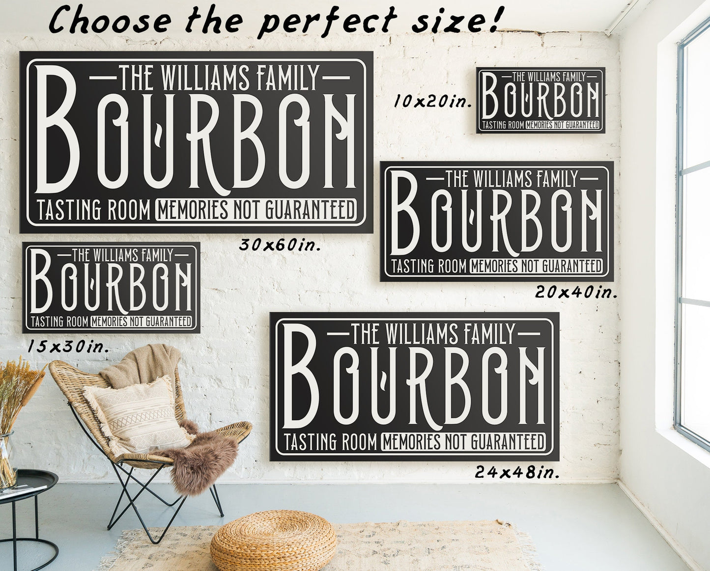 CUSTOM BOURBON ROOM SIGN