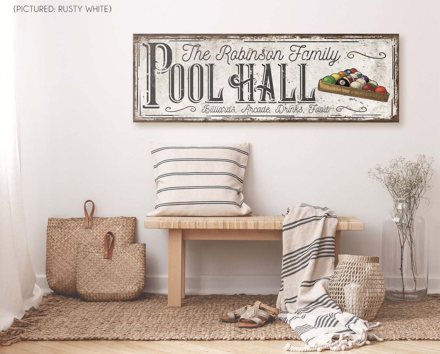 CUSTOM POOL HALL SIGN