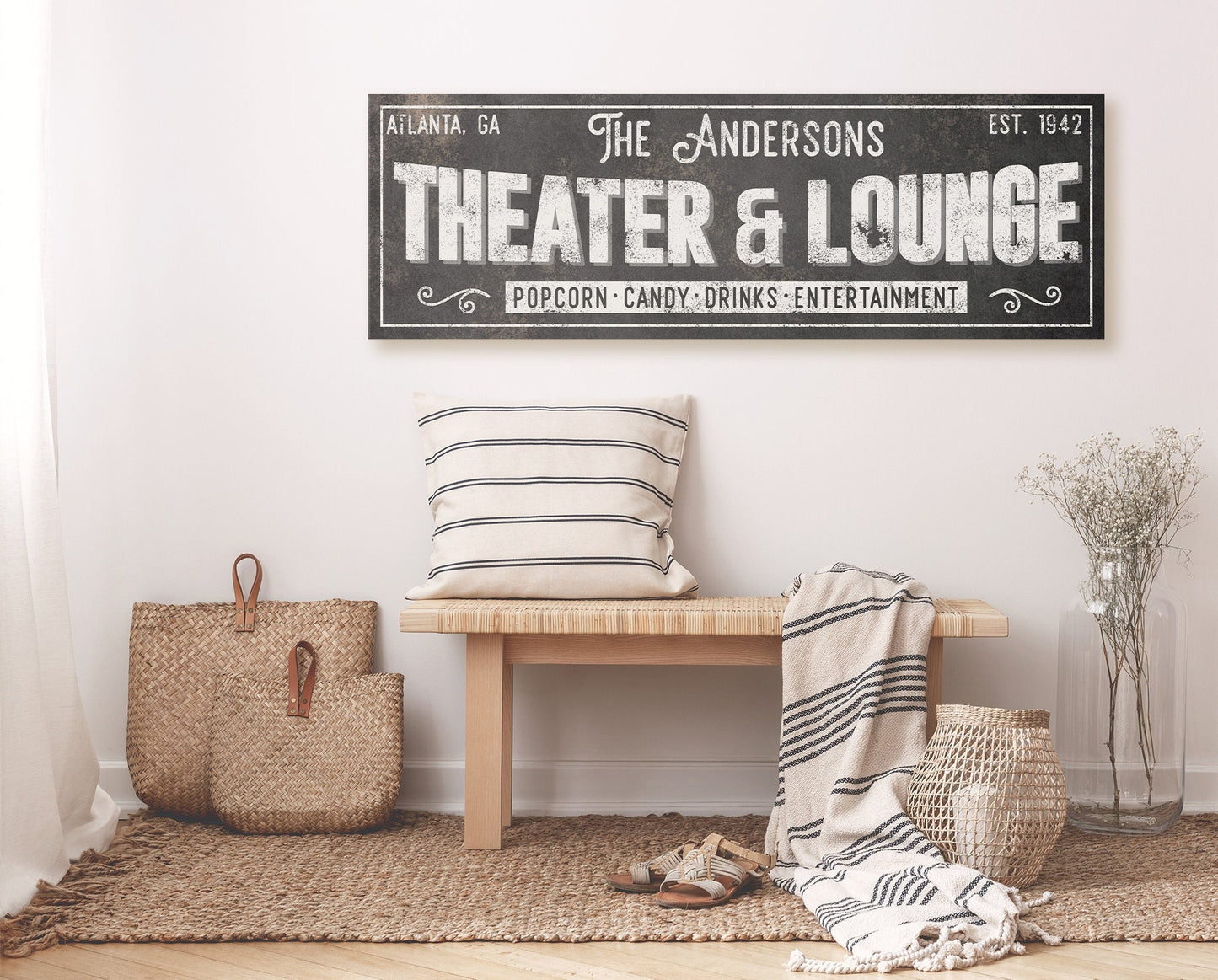 CUSTOM THEATER AND LOUNGE SIGN