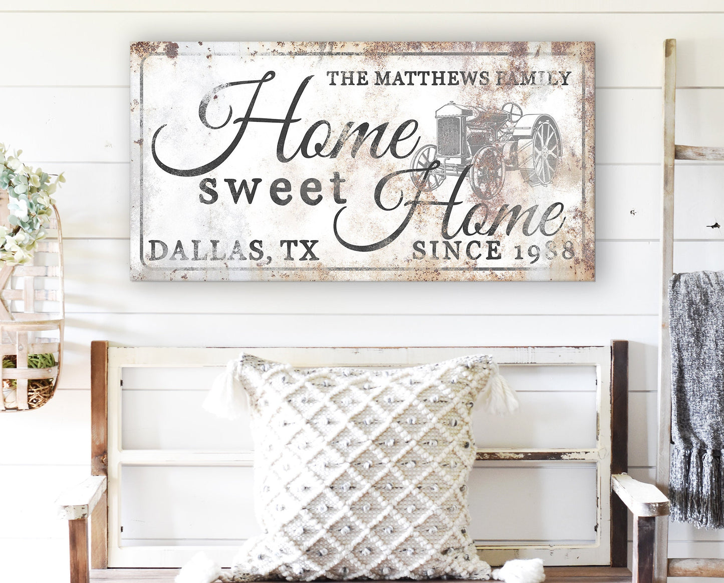 CUSTOM HOME SWEET HOME SIGN