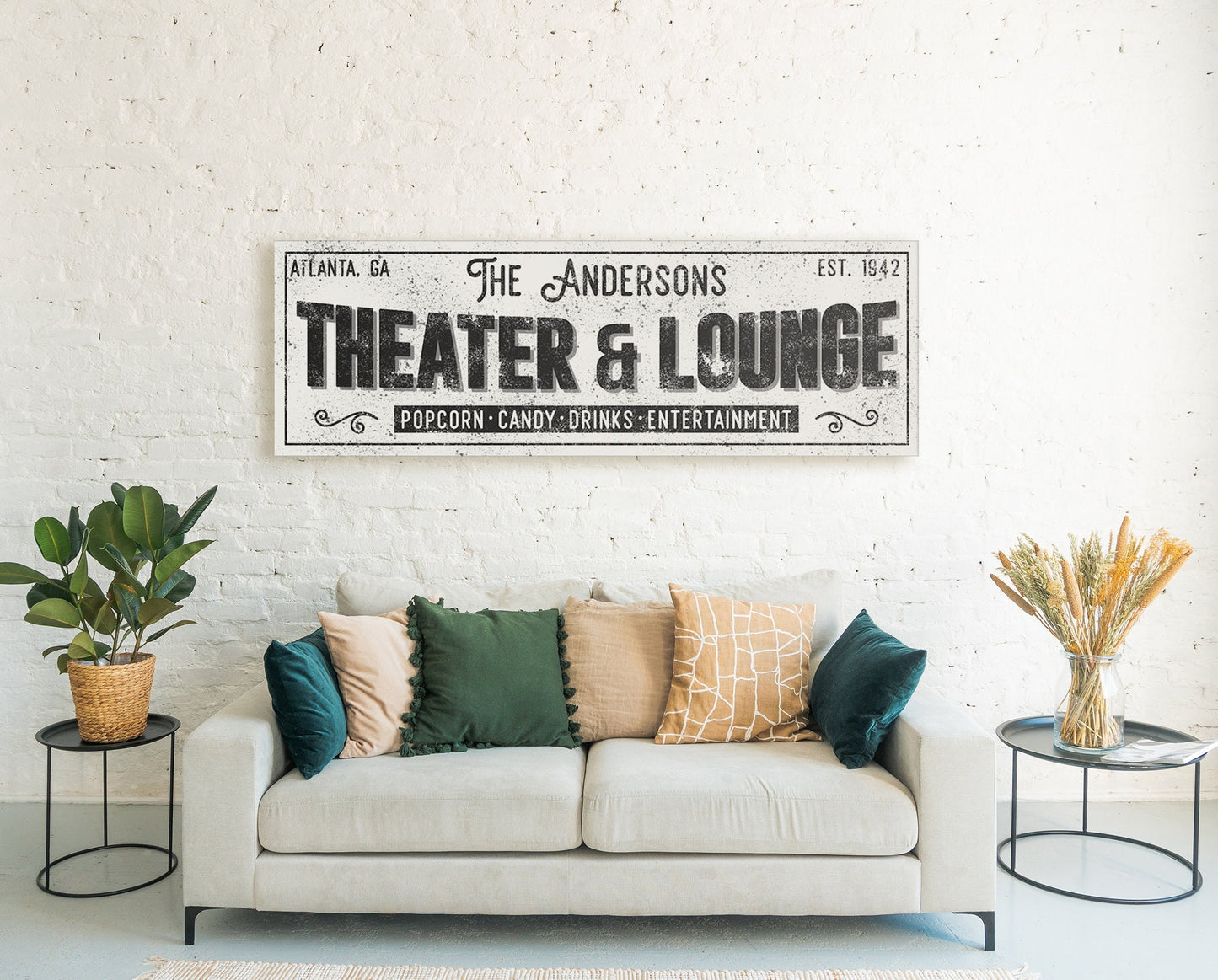 CUSTOM THEATER AND LOUNGE SIGN