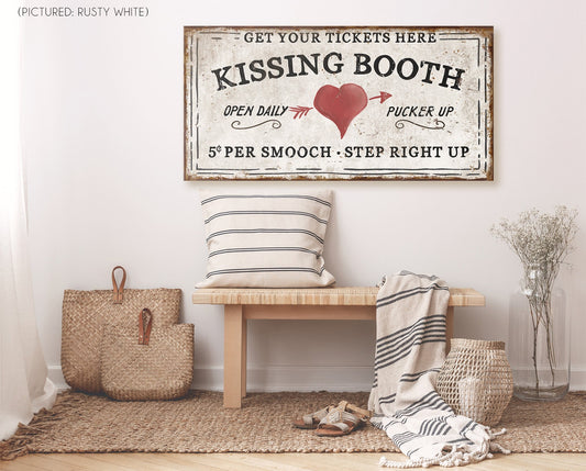 KISSING BOOTH SIGN