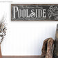 CUSTOM POOLSIDE BAR AND GRILL SIGN