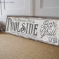 CUSTOM POOLSIDE BAR AND GRILL SIGN